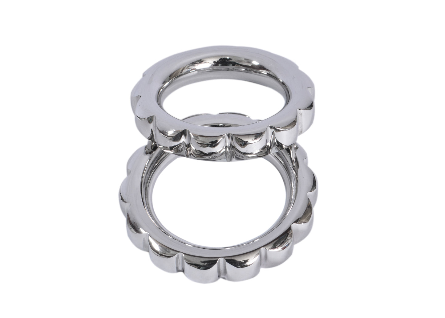 Steel Button Strap Cock & Glan Ring – Stylish Support for Enhanced Performance