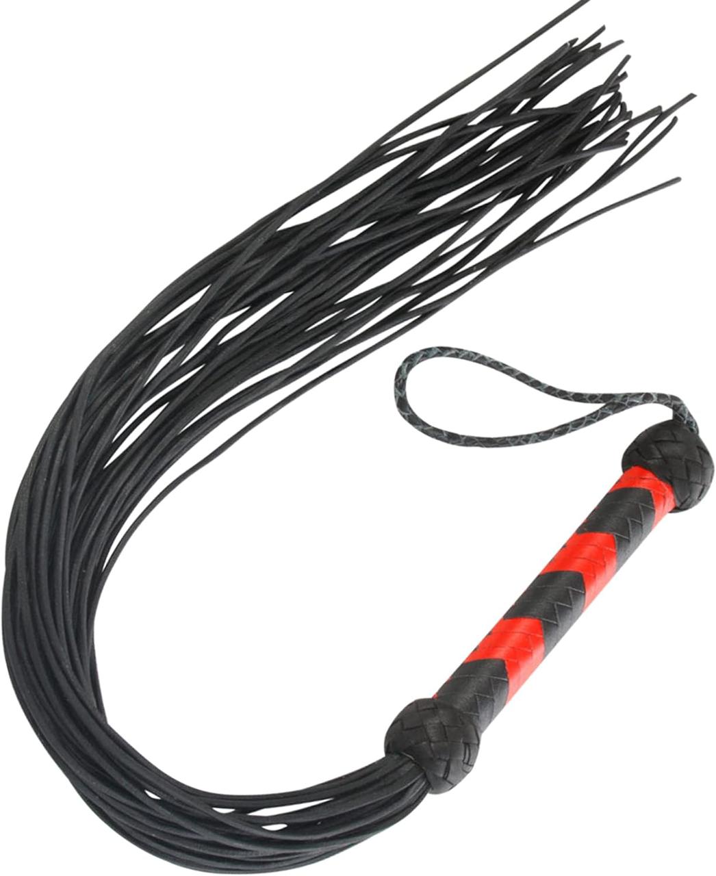 Simple Leather Flogger – Premium Leather Impact Toy for BDSM and Sensual Play