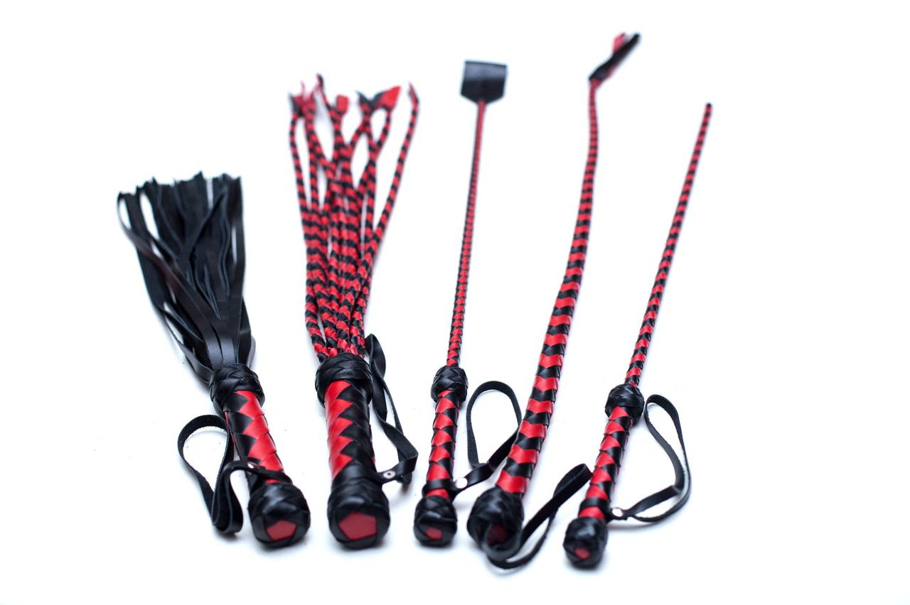 BDSM Leather Floggers – Premium Set for Sensual and Intense Impact Play