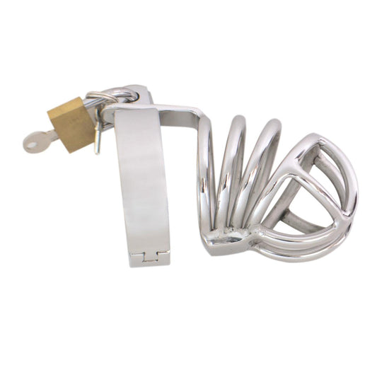 Stainless Steel Attica Chastity Cock Cage – Secure, Durable Male Chastity Device for BDSM Control