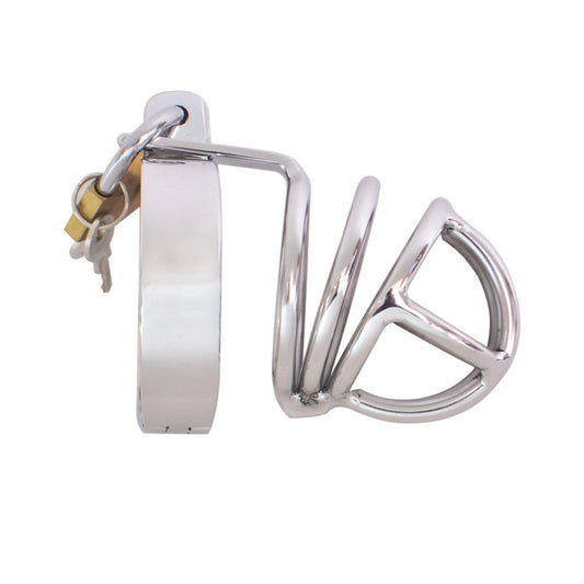 Stainless Steel Chastity Cock Cage – Secure and Durable Male Chastity Device for BDSM Control